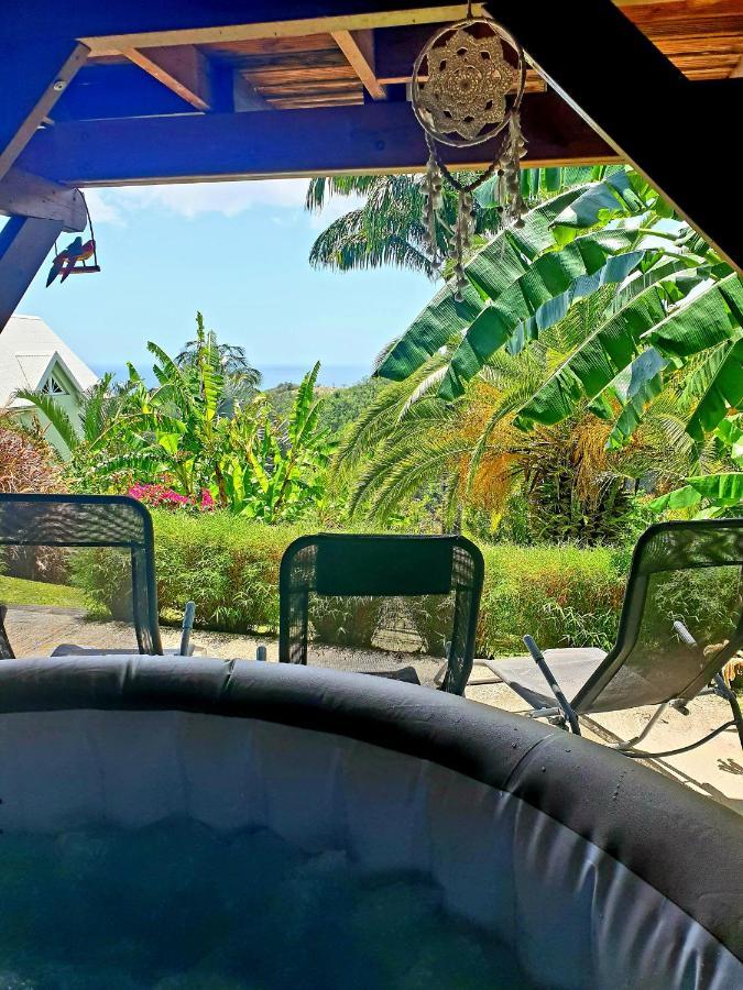 Gite 4 Etoiles, La Vieille Sucrerie St Claude Guadeloupe, Jacuzzi Spa Privatif, Vue Exceptionnelle Sur La Mer Des Caraibes Basse-Terre Luaran gambar